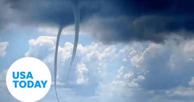 Incredible video shows three waterspouts churning off Alabama coast | USA TODAY