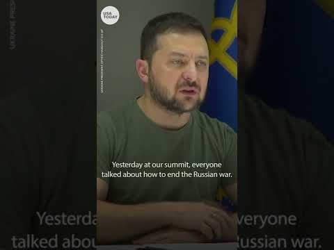 Zelenskyy blames Russia after 'unintentional' Poland missile strike | USA TODAY #Shorts