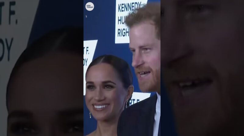 Meghan Markle and Prince Harry accept award before documentary release | USA TODAY #Shorts
