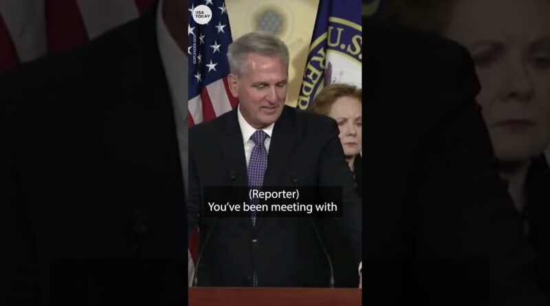 Rep. Kevin McCarthy snaps back at reporter’s ‘most inappropriate question’ | USA TODAY #Shorts