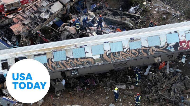 Passenger recalls being 'faced with chaos' after trains collide in Greece | USA TODAY