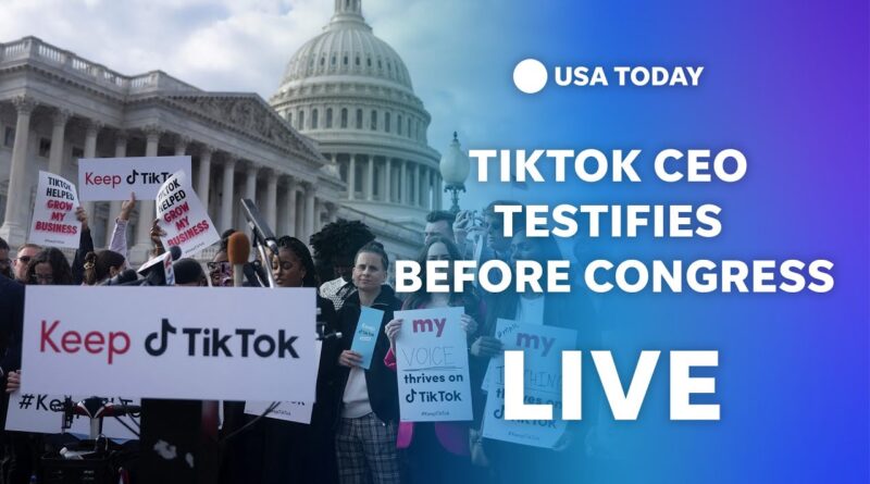 Watch live: TikTok CEO testifies before Congress